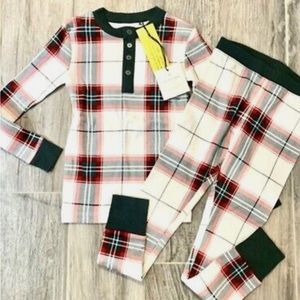 Plaid pajama set